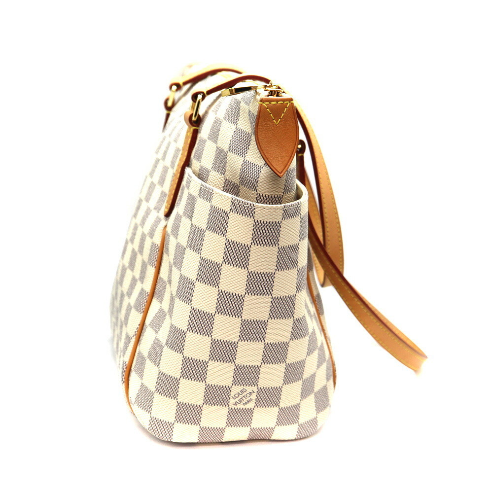 Louis Vuitton Bag Tote Canvas PM White Damier Totally - Picture 3 of 14